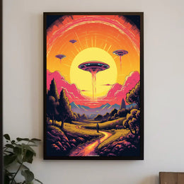 Alien Dawn Poster PosterGoat