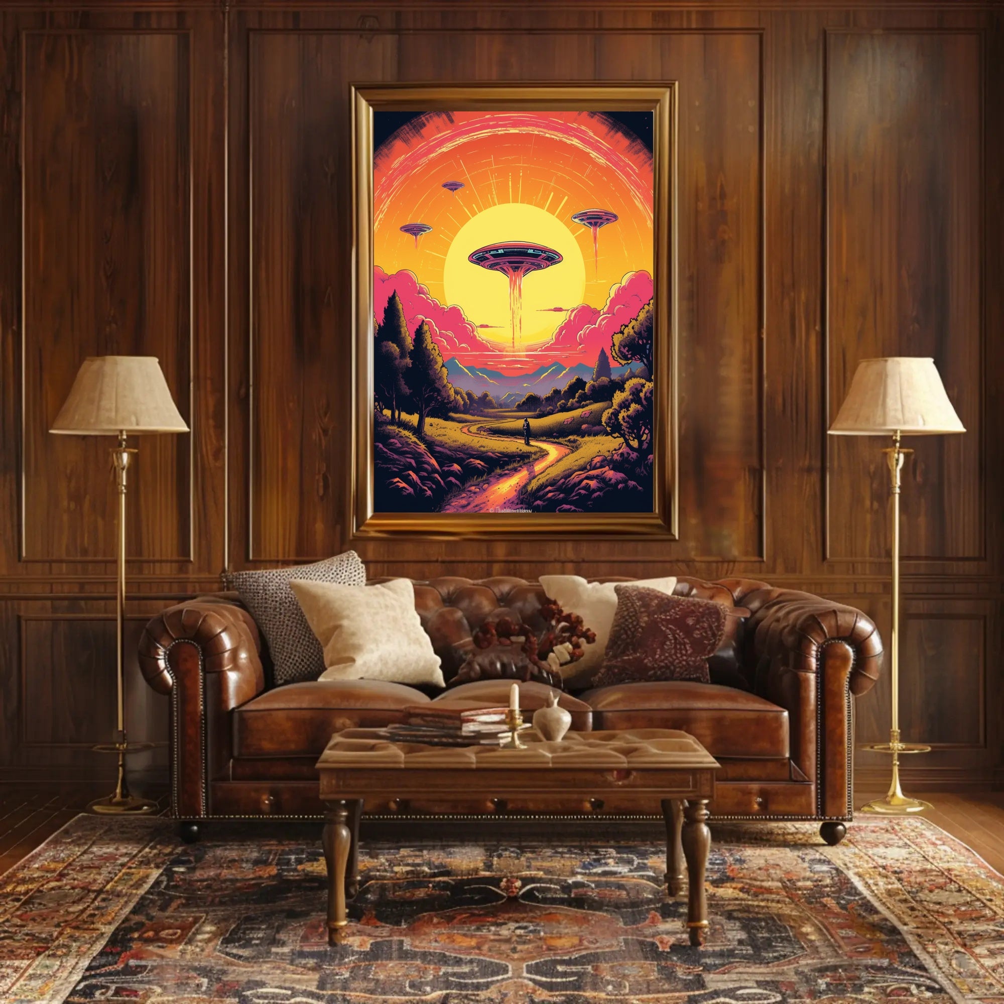 Alien Dawn Poster PosterGoat