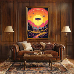 Alien Dawn Poster PosterGoat