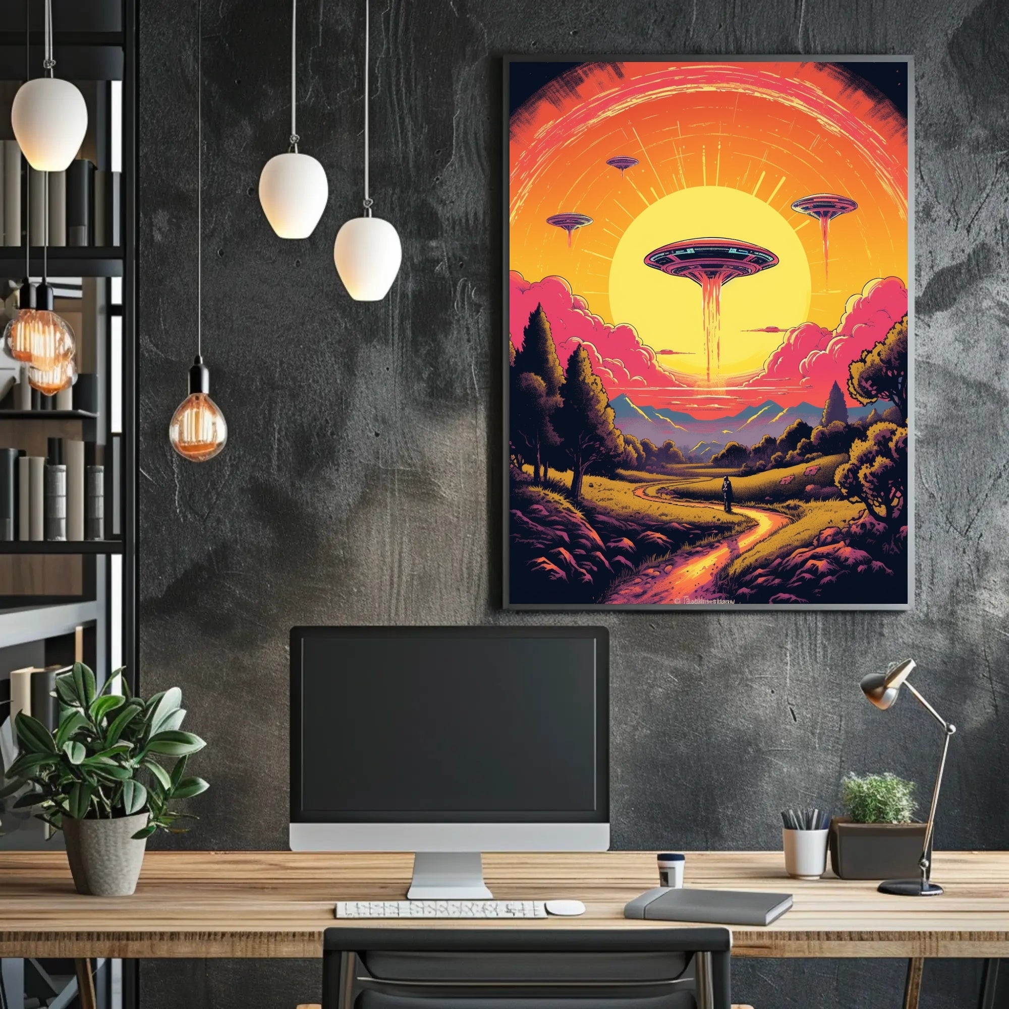 Alien Dawn Poster PosterGoat