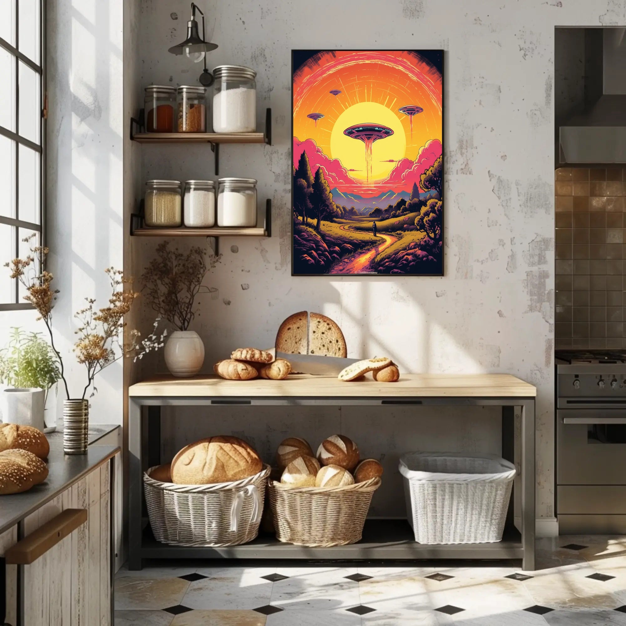 Alien Dawn Poster PosterGoat