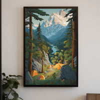Alpine Adventure Awaits: Nature's Retreat National Park Poster PosterGoat