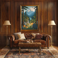 Alpine Adventure Awaits: Nature's Retreat National Park Poster PosterGoat