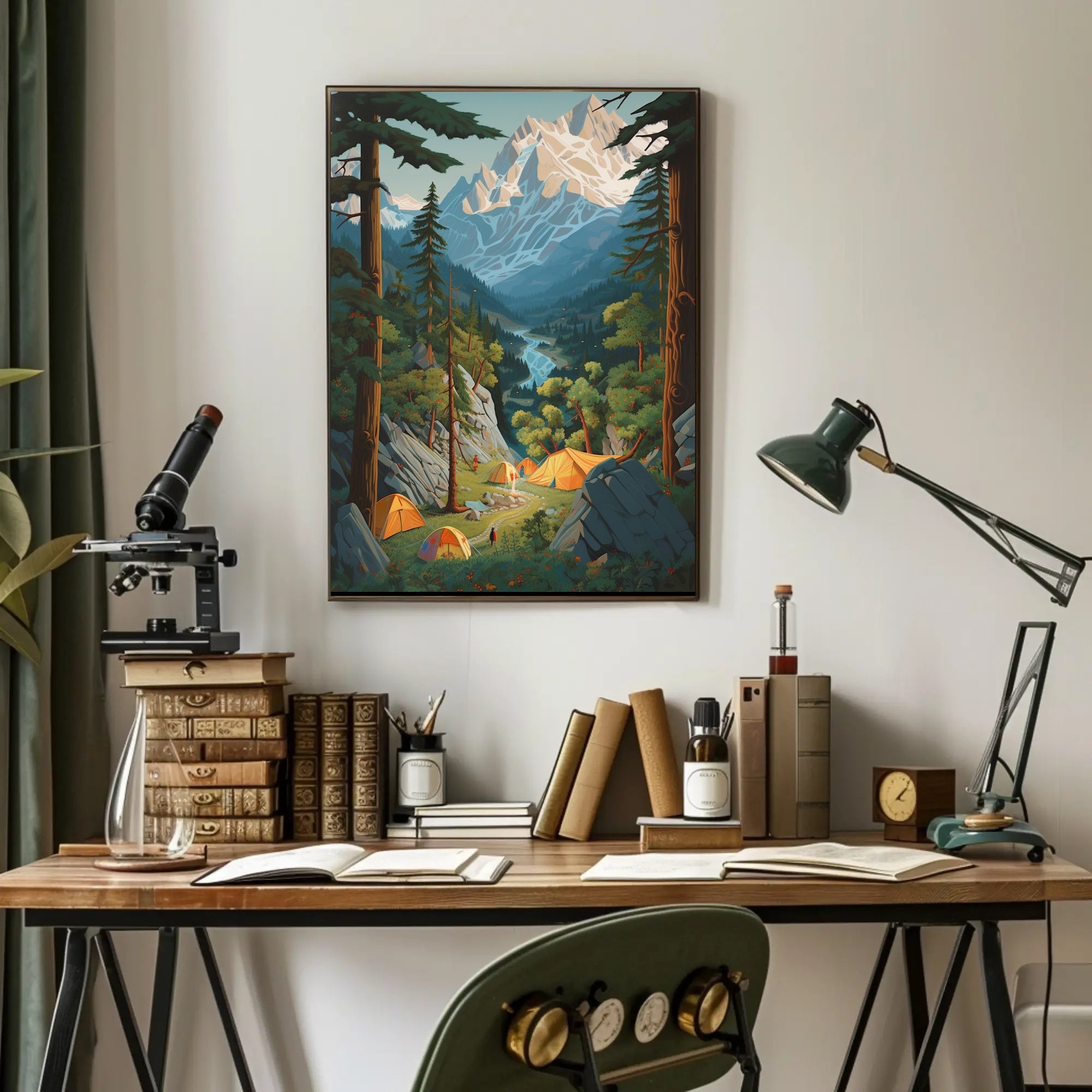 Alpine Adventure Awaits: Nature's Retreat National Park Poster PosterGoat