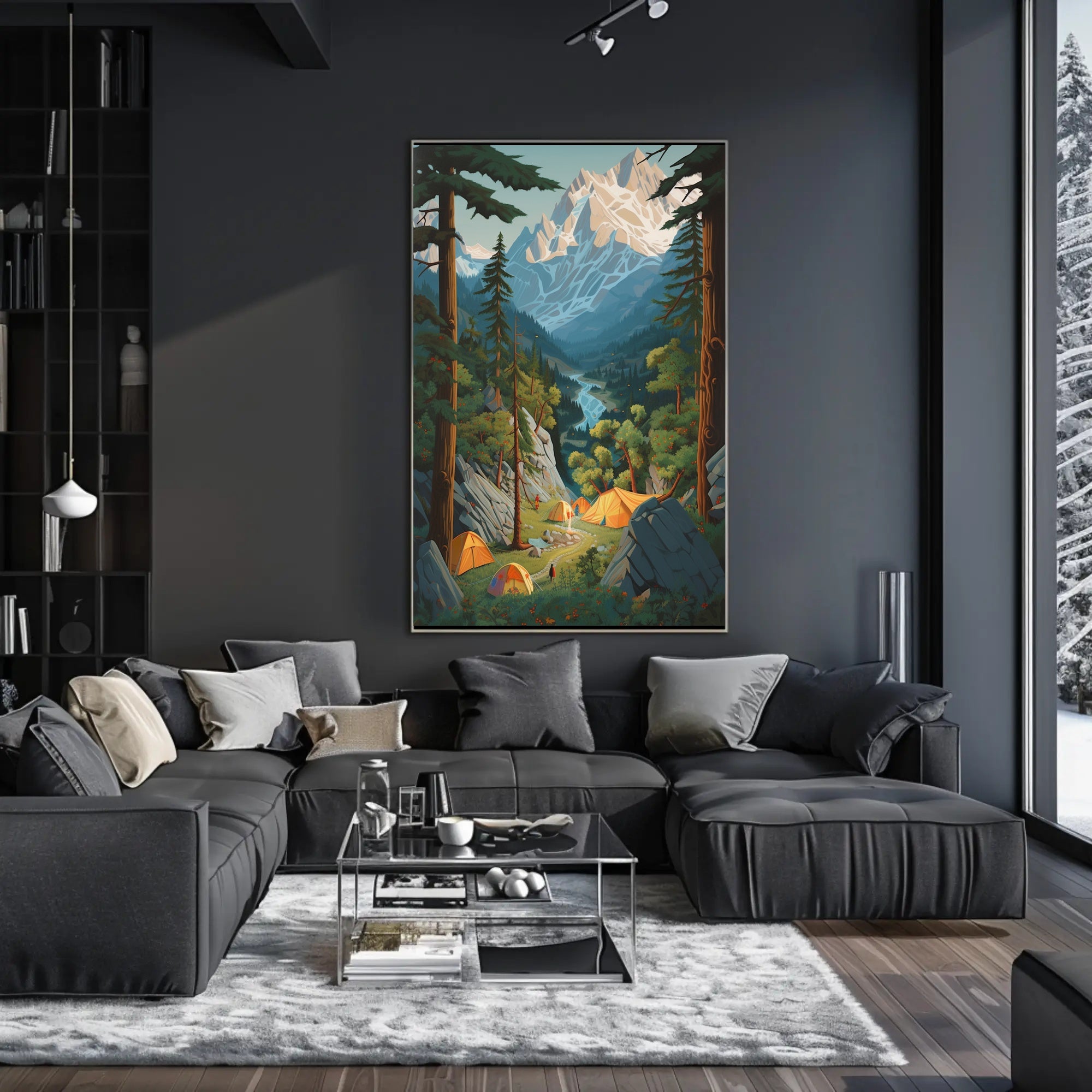 Alpine Adventure Awaits: Nature's Retreat National Park Poster PosterGoat