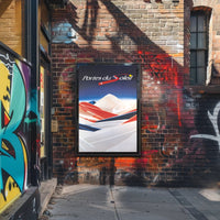 Alpine Adventure Ski Art: Abstract or Artistic Poster PosterGoat