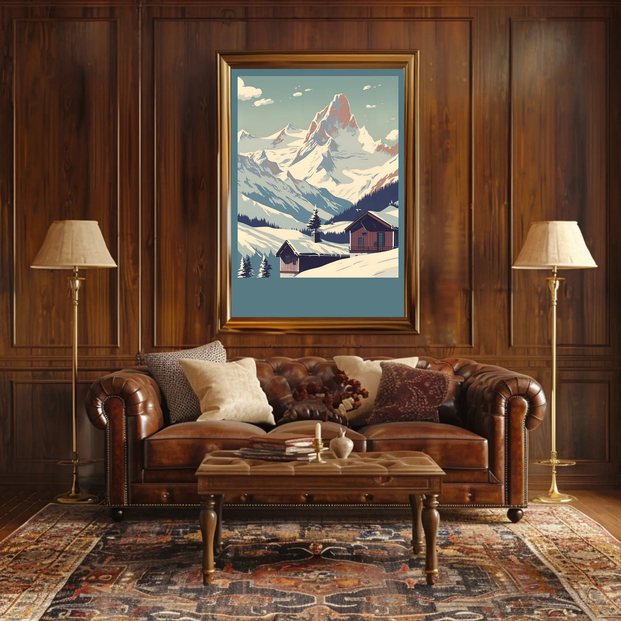 Alpine Serenity Poster PosterGoat