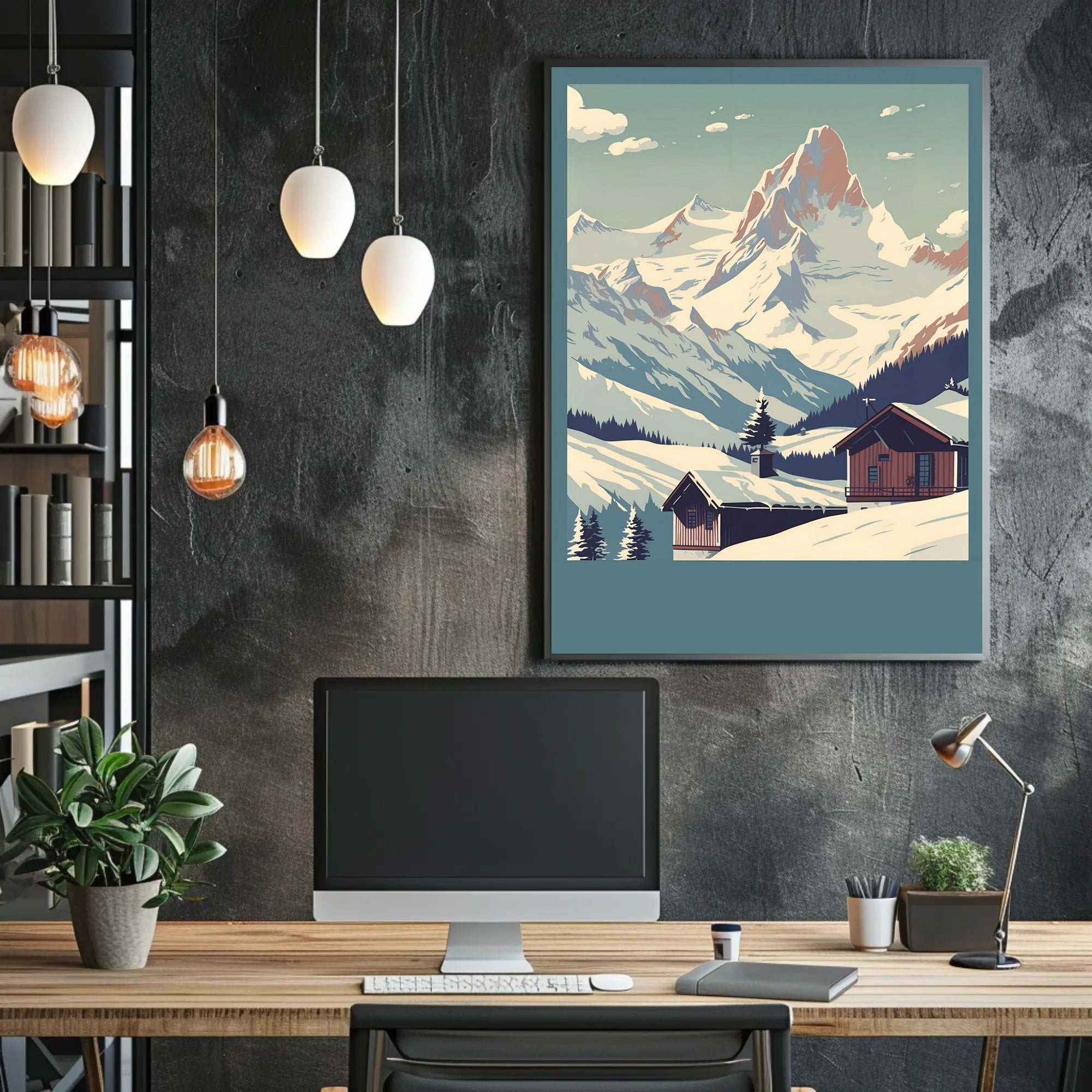Alpine Serenity Poster PosterGoat