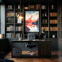 Alpine Serenity Vintage Travel Poster PosterGoat