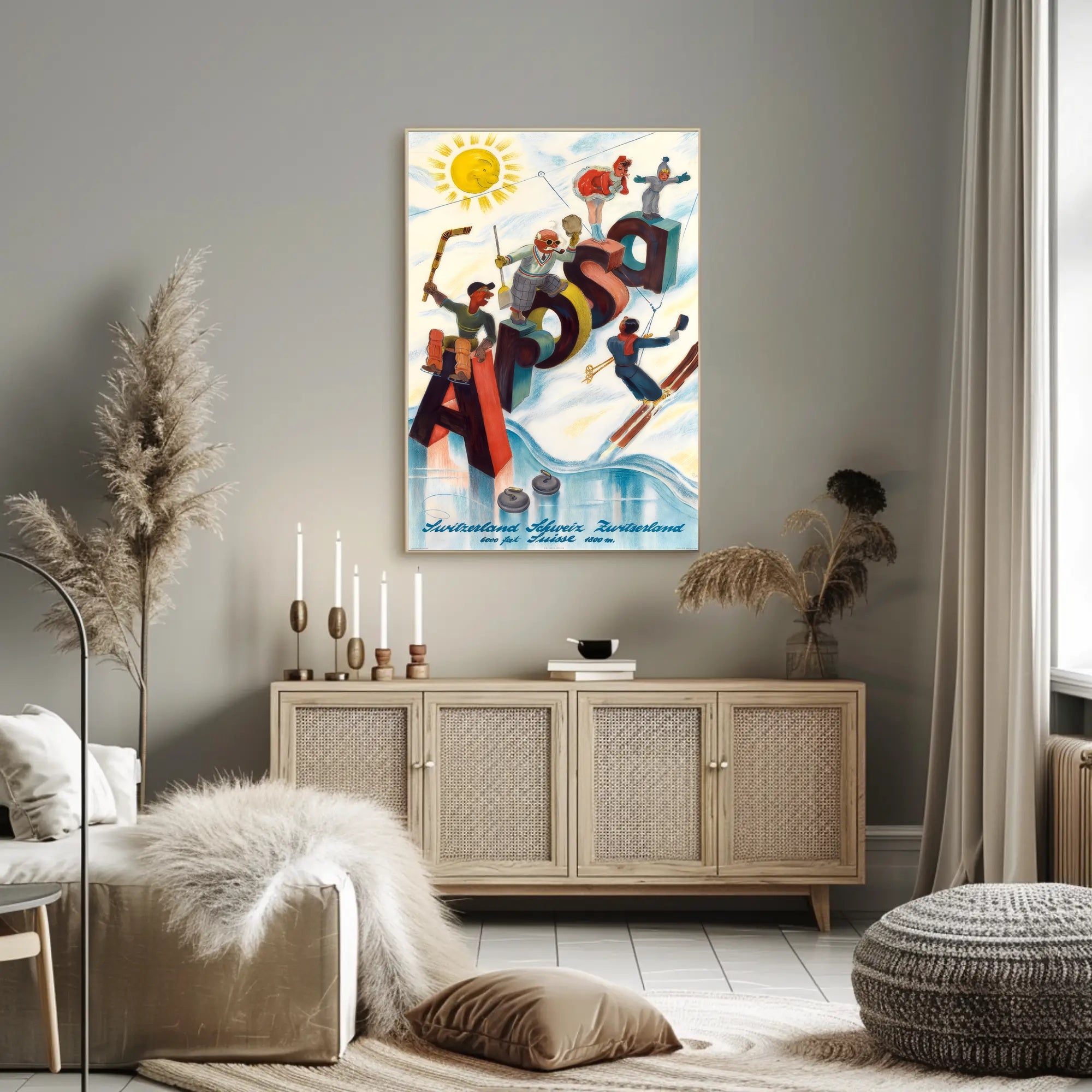 Alpine Sports Extravaganza Poster PosterGoat