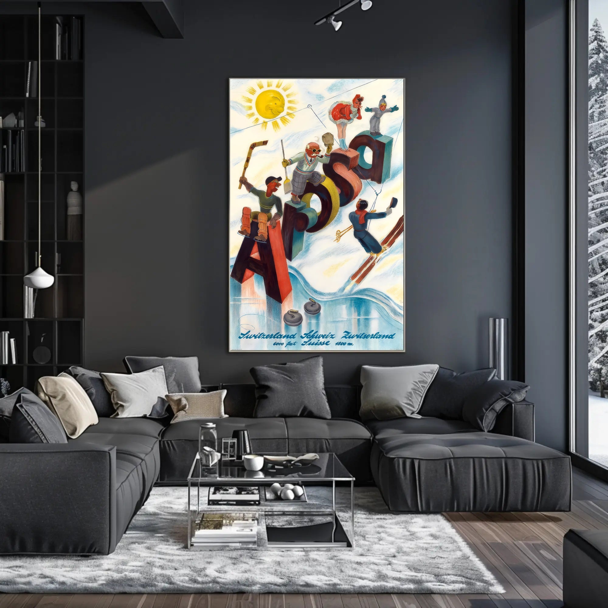 Alpine Sports Extravaganza Poster PosterGoat