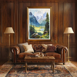 Alps of Switzerland Poster PosterGoat