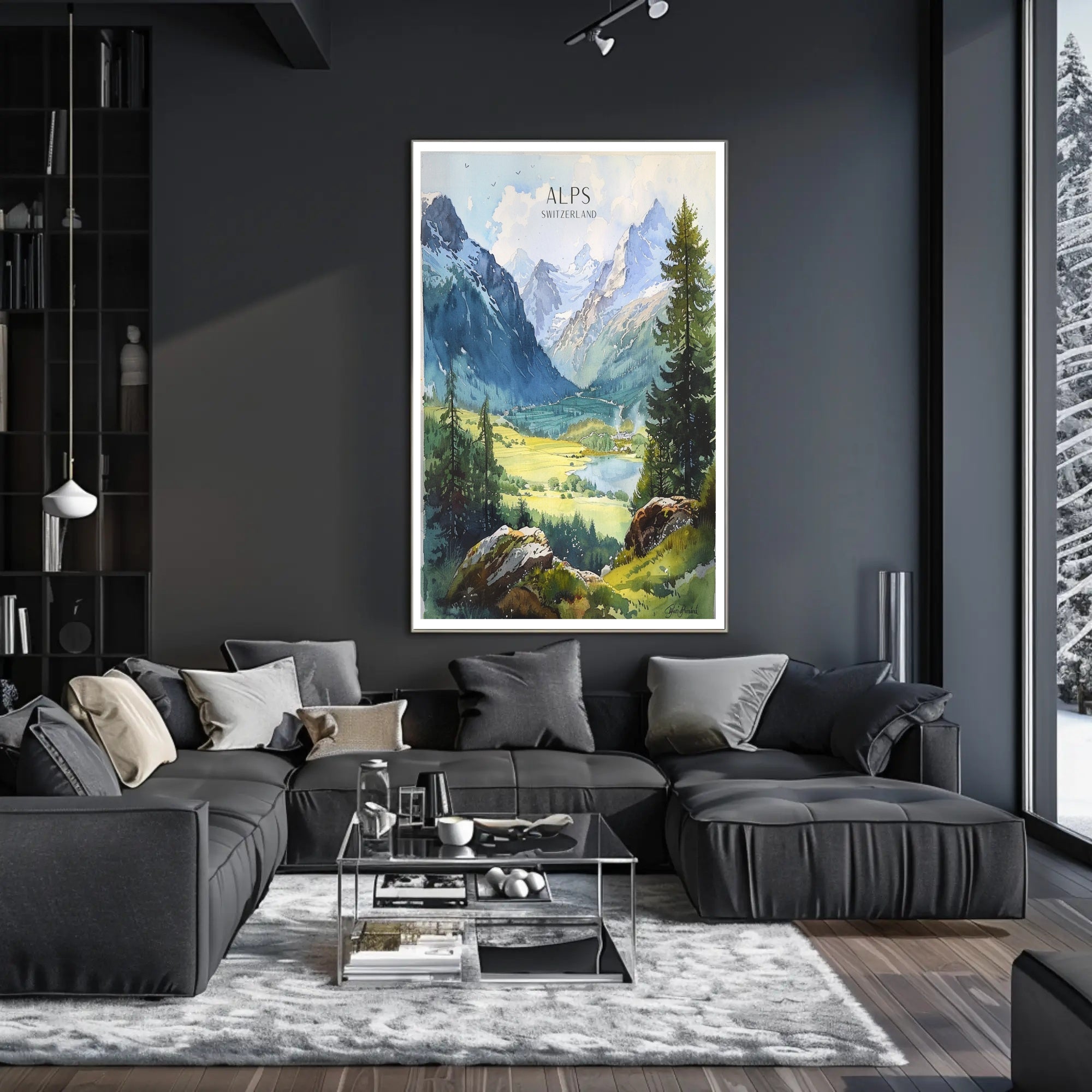 Alps of Switzerland Poster PosterGoat