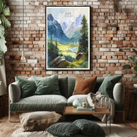 Alps of Switzerland Poster PosterGoat