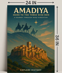 Amadiya Home to the Three Wise Men Poster PosterGoat