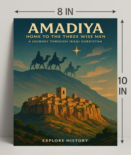 Amadiya Home to the Three Wise Men Poster PosterGoat