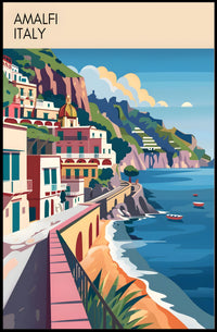 Amalfi Coast Poster PosterGoat
