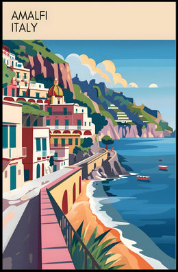 Amalfi Coast Poster PosterGoat