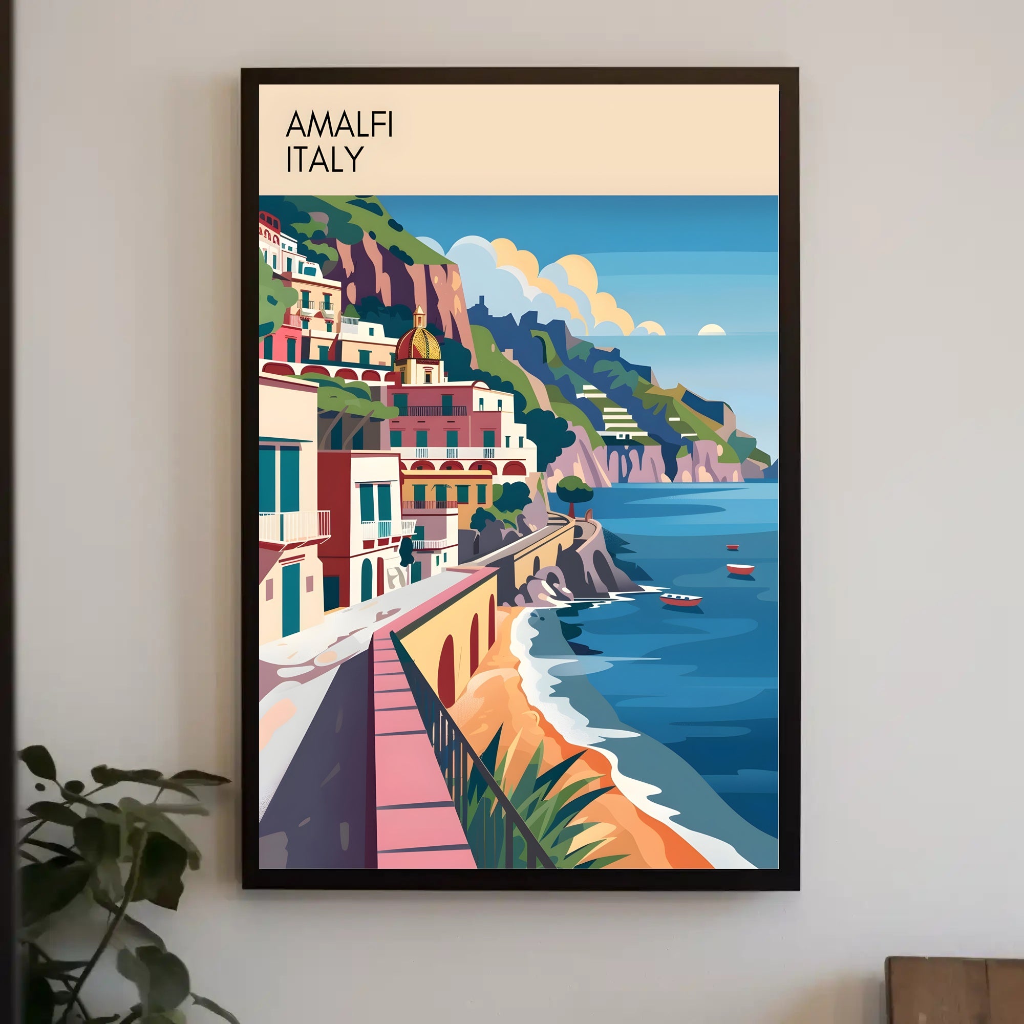 Amalfi Coast Poster PosterGoat