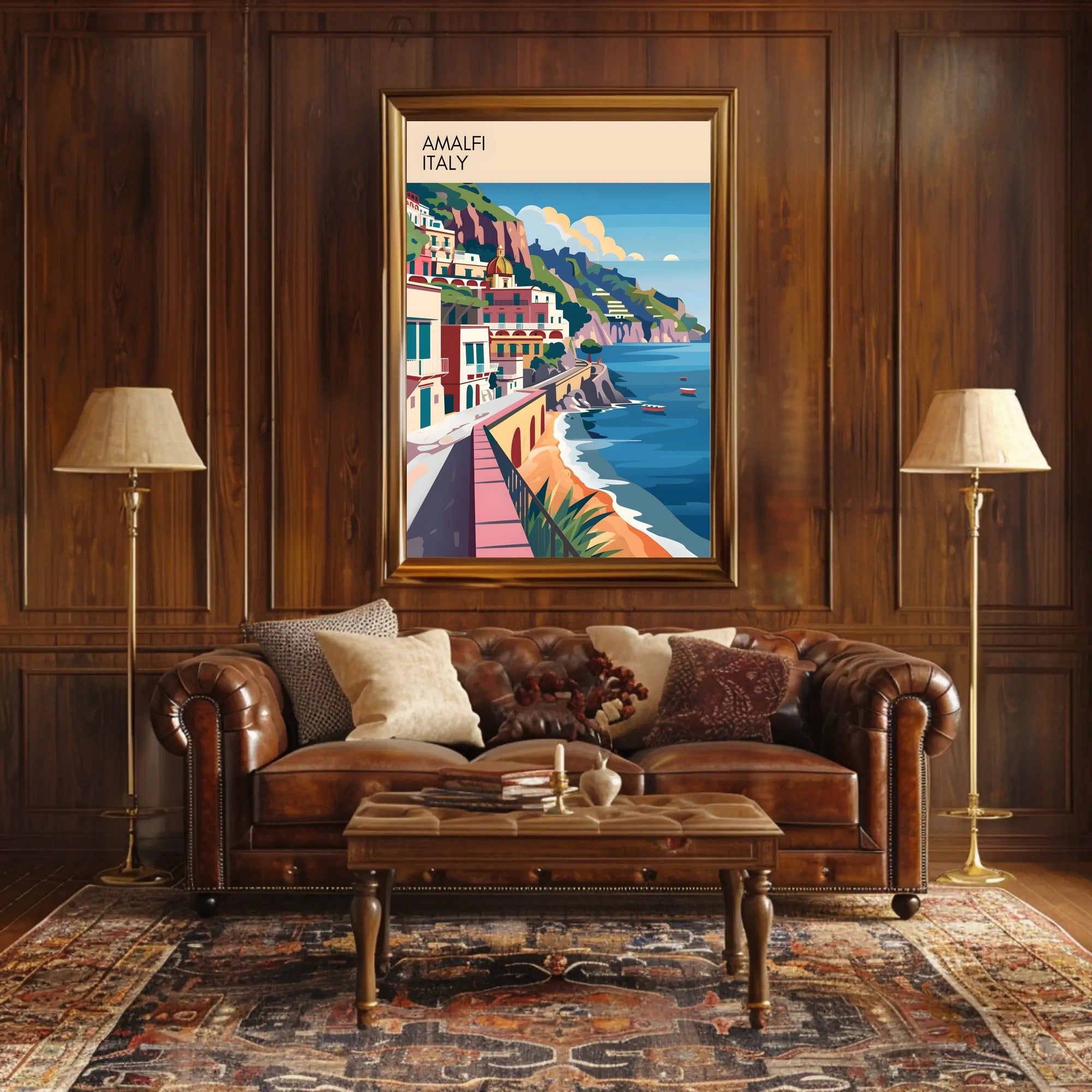 Amalfi Coast Poster PosterGoat