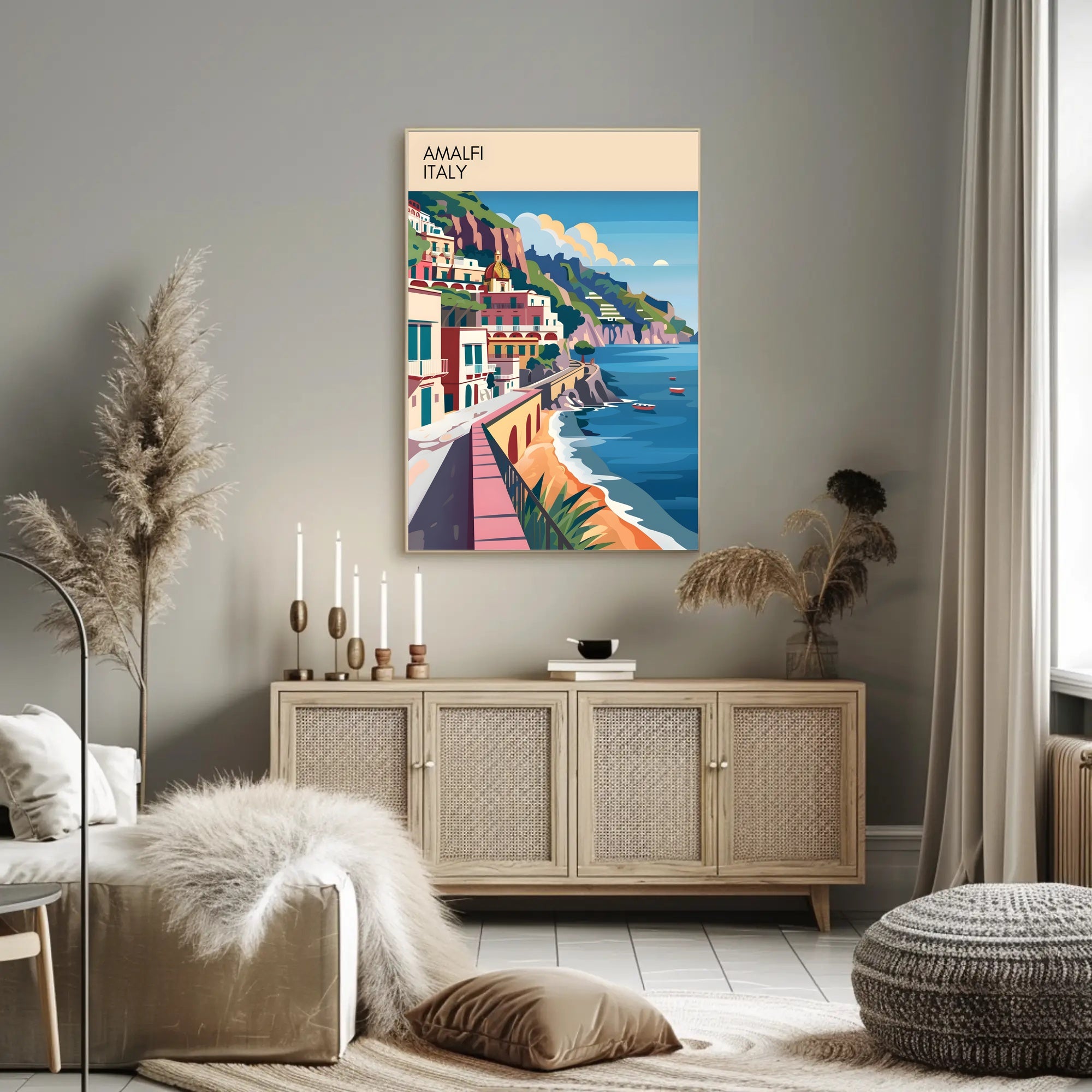Amalfi Coast Poster PosterGoat