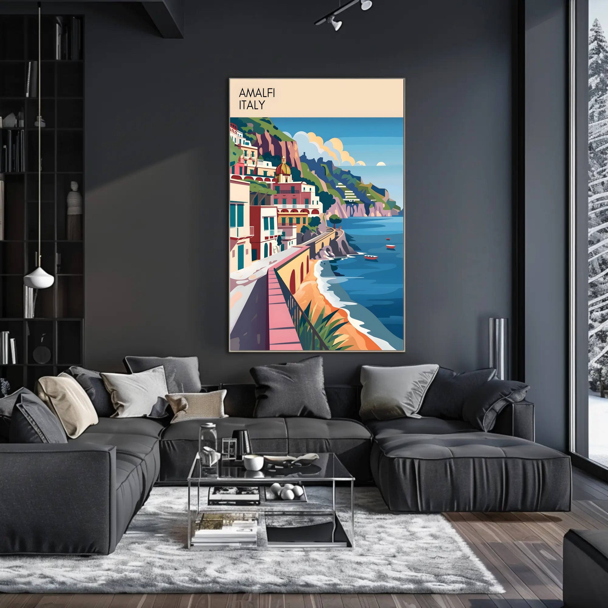 Amalfi Coast Poster PosterGoat