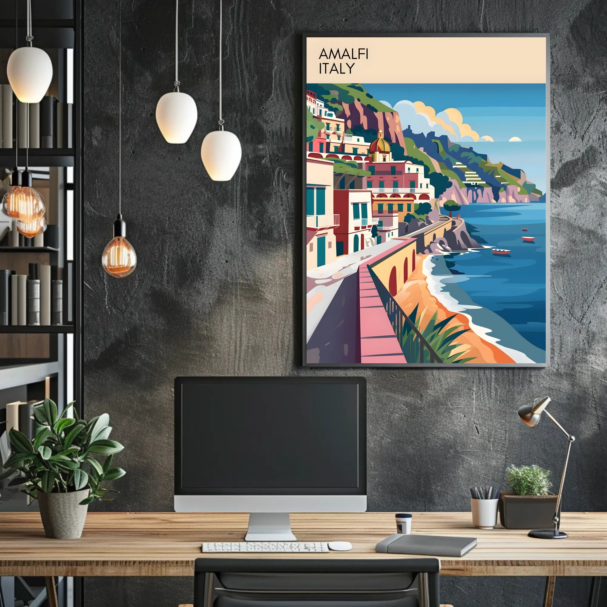 Amalfi Coast Poster PosterGoat