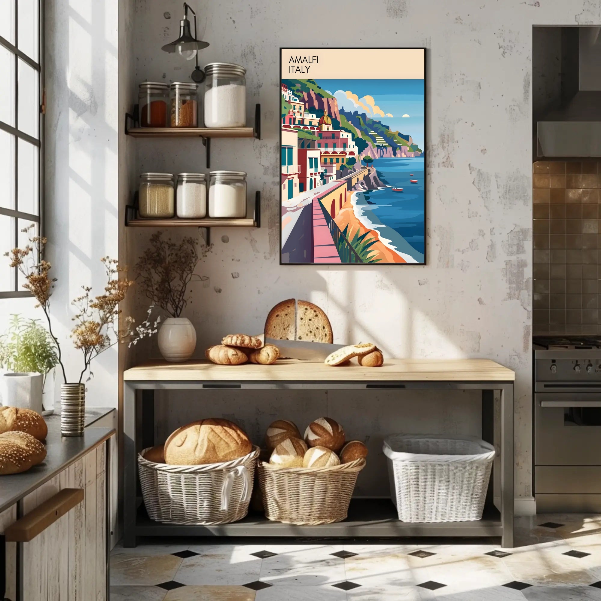 Amalfi Coast Poster PosterGoat