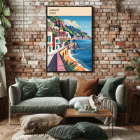 Amalfi Coast Poster PosterGoat