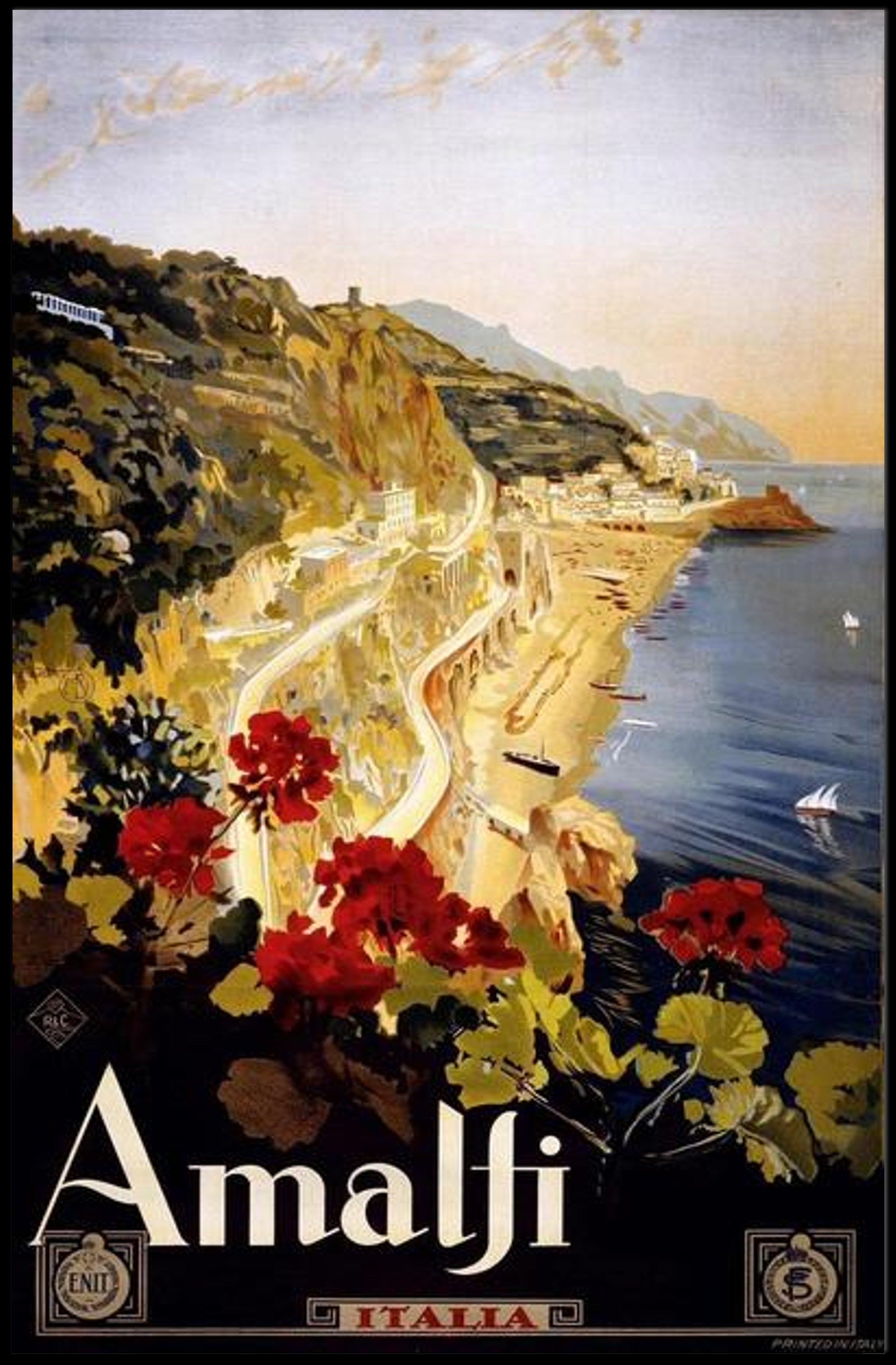 Amalfi Coast Scenic Poster PosterGoat