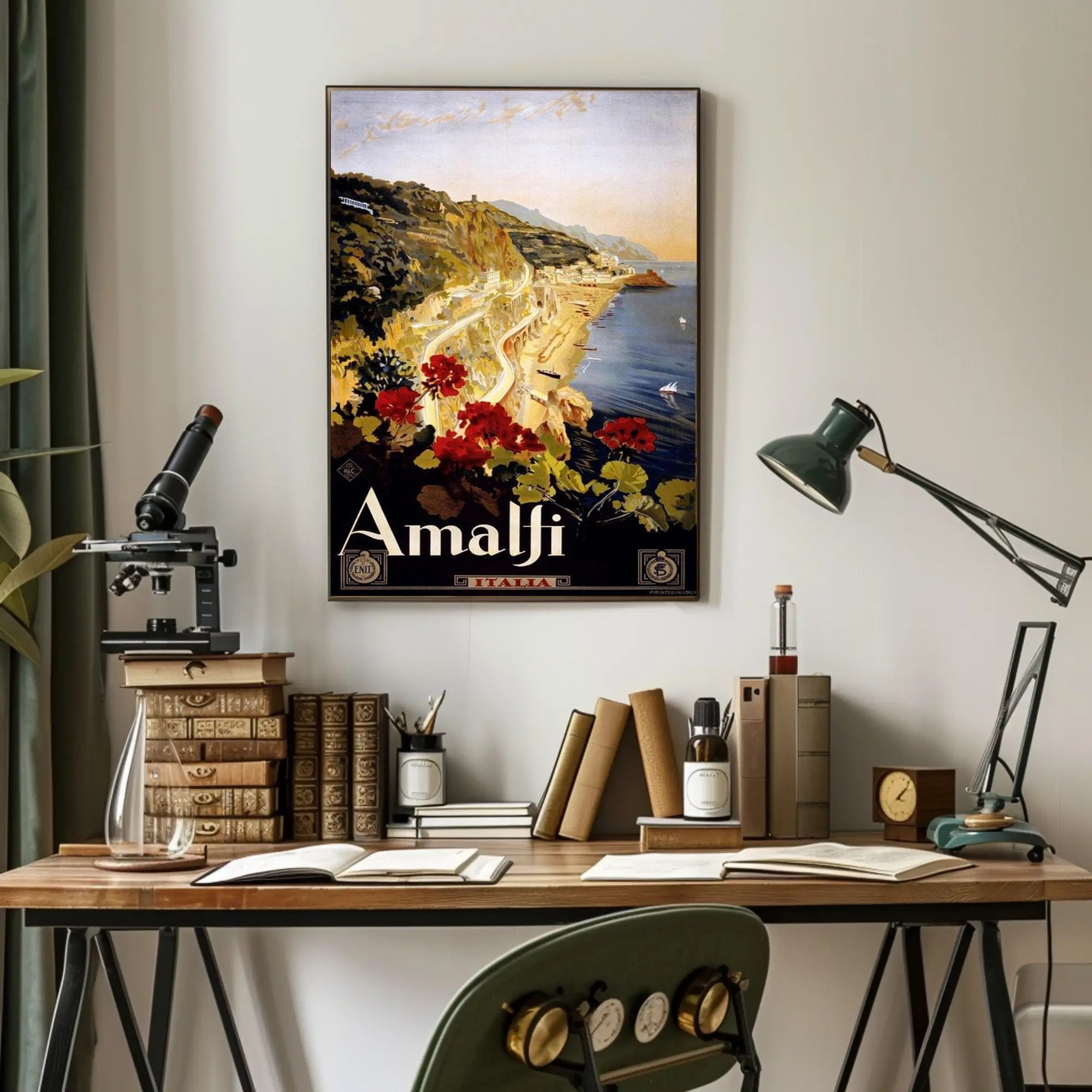 Amalfi Coast Scenic Poster PosterGoat