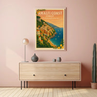 Amalfi Coast The Enchantment of the Sea Poster PosterGoat