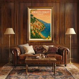 Amalfi Coast The Enchantment of the Sea Poster PosterGoat