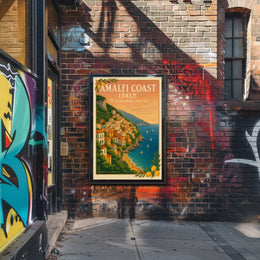 Amalfi Coast The Enchantment of the Sea Poster PosterGoat