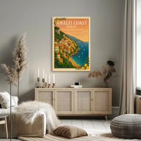 Amalfi Coast The Enchantment of the Sea Poster PosterGoat