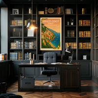 Amalfi Coast The Enchantment of the Sea Poster PosterGoat