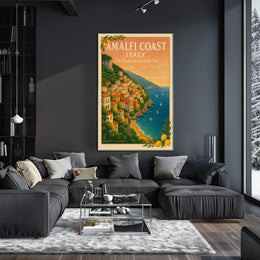Amalfi Coast The Enchantment of the Sea Poster PosterGoat