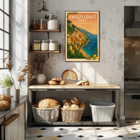 Amalfi Coast The Enchantment of the Sea Poster PosterGoat