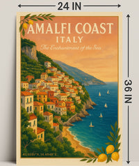 Amalfi Coast The Enchantment of the Sea Poster PosterGoat