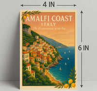 Amalfi Coast The Enchantment of the Sea Poster PosterGoat
