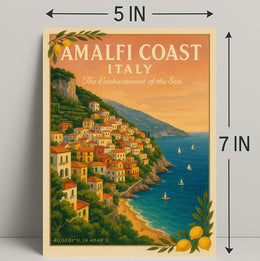Amalfi Coast The Enchantment of the Sea Poster PosterGoat