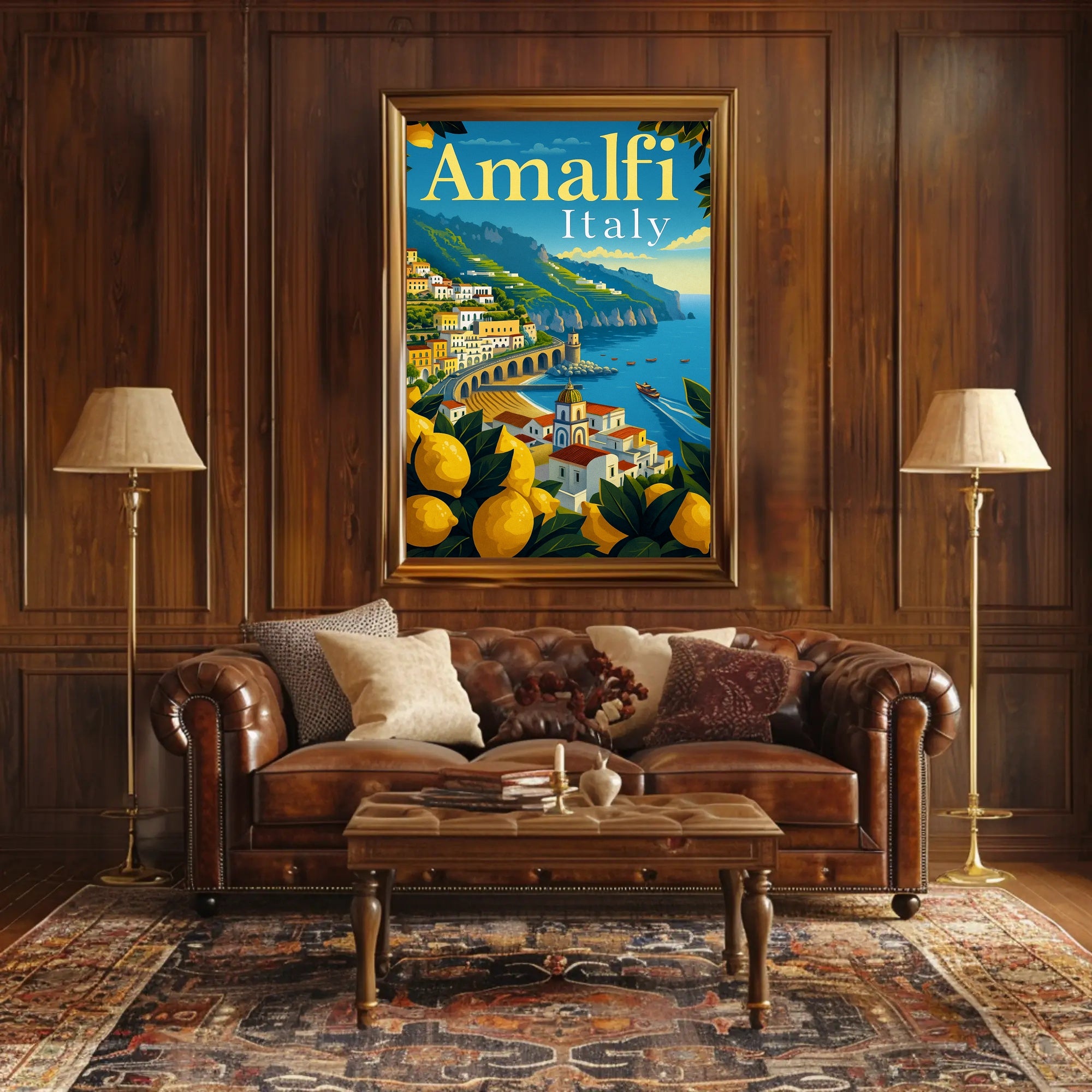 Amalfi, Italy Poster PosterGoat