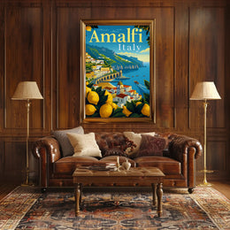 Amalfi, Italy Poster PosterGoat