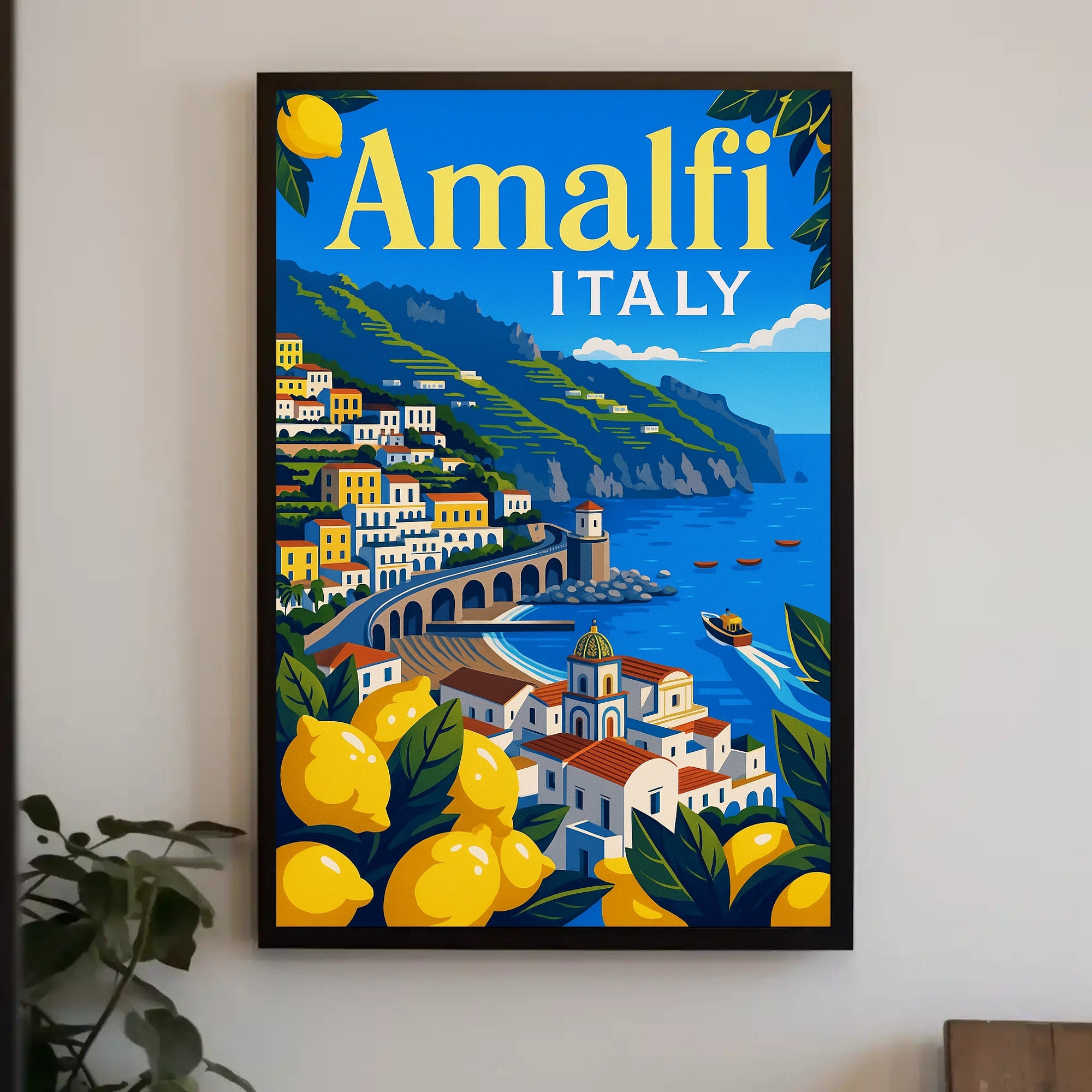 Amalfi, Italy Poster PosterGoat