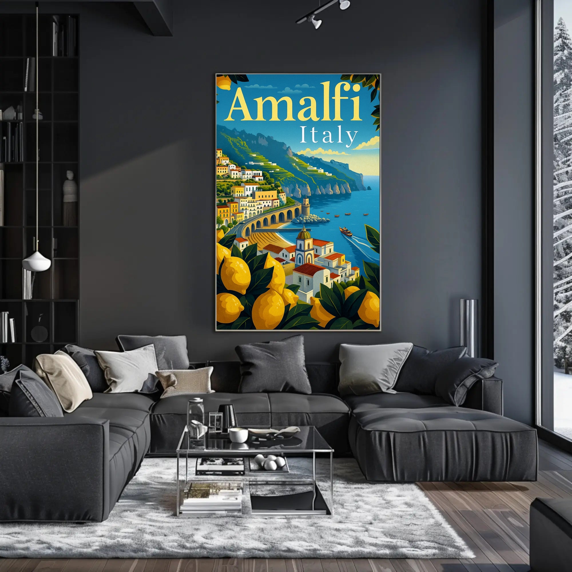 Amalfi, Italy Poster PosterGoat