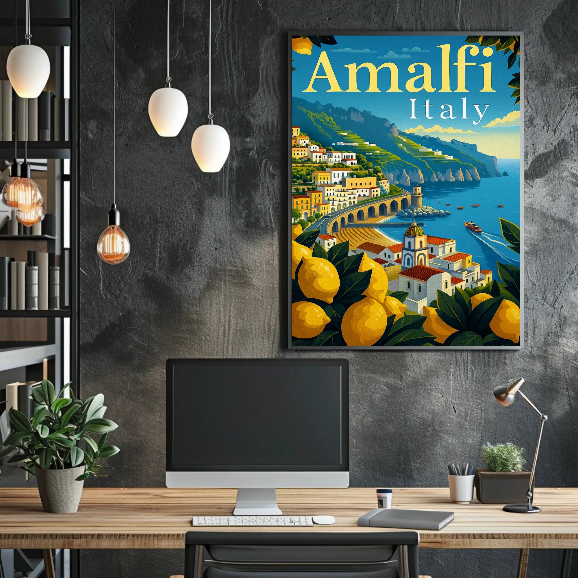 Amalfi, Italy Poster PosterGoat