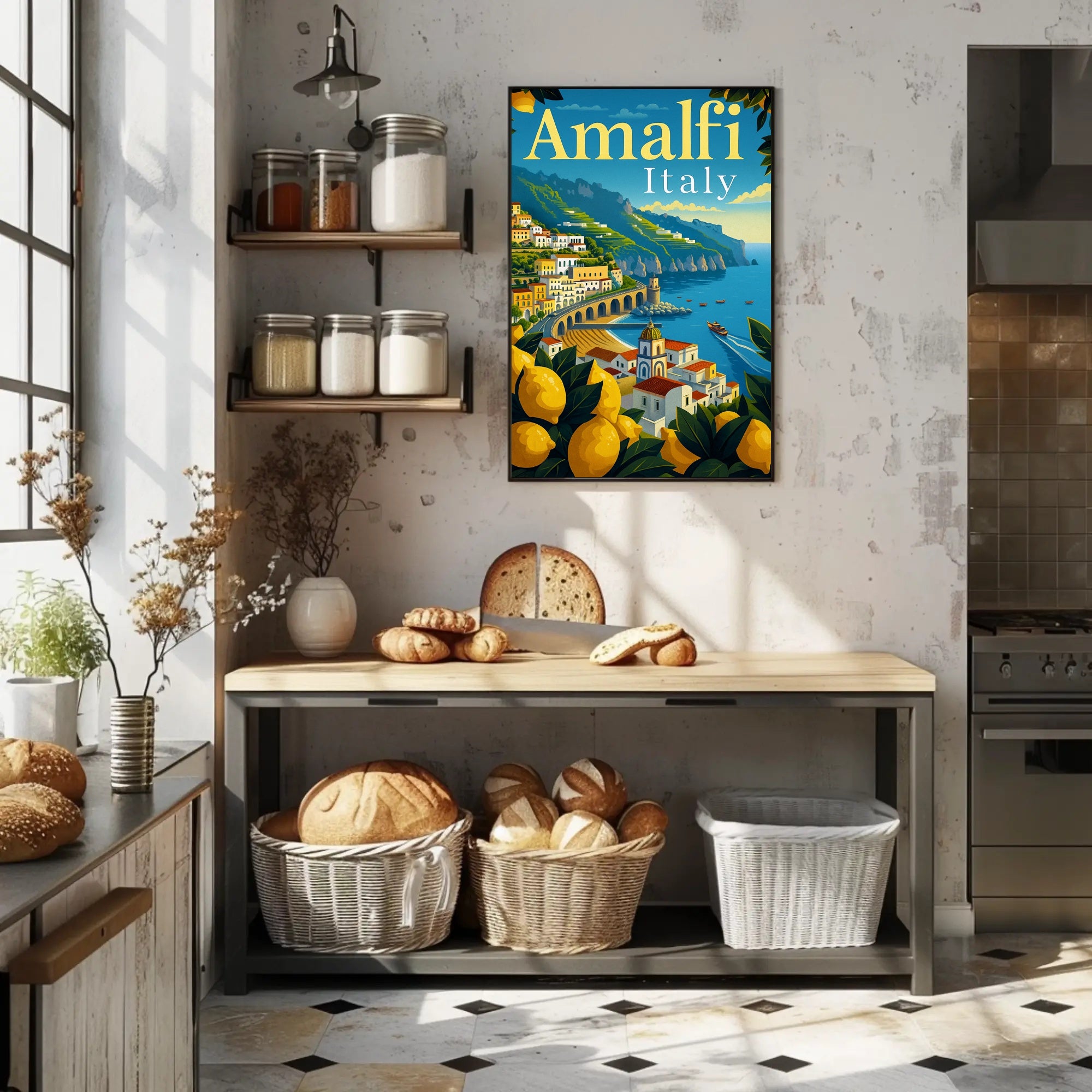 Amalfi, Italy Poster PosterGoat