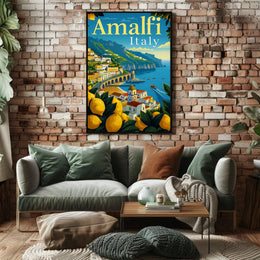 Amalfi, Italy Poster PosterGoat