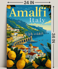 Amalfi, Italy Poster PosterGoat