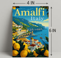 Amalfi, Italy Poster PosterGoat